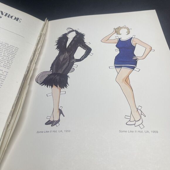 Vintage ⭐️ 1979 Marilyn Monroe Paper Dolls by Tom Tierney Some cut - Picture 2 of 6